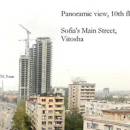 Panoramic Downtown Vitosha Apartment Sofia